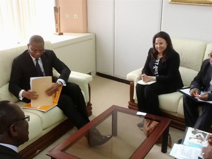 Projet e-Agricult​ure:  Le Ministre Koné Bruno accorde une audience aux experts de la Banque Mondiale